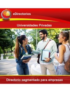 Instituciones educativas, 50% de los registros Universidades y 50% de los registros Escuelas de todos los niveles.